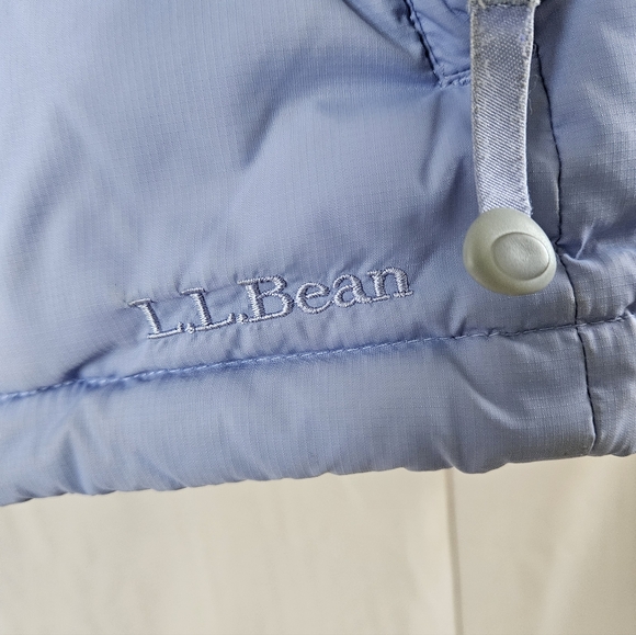 L.L. Bean Periwinkle Blue Puffer Jacket - Picture 4 of 5